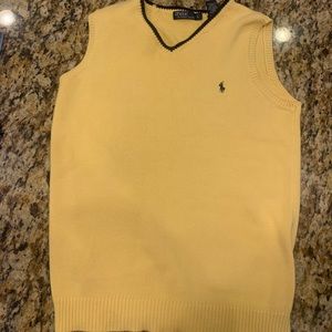 Vintage polo v neck vest